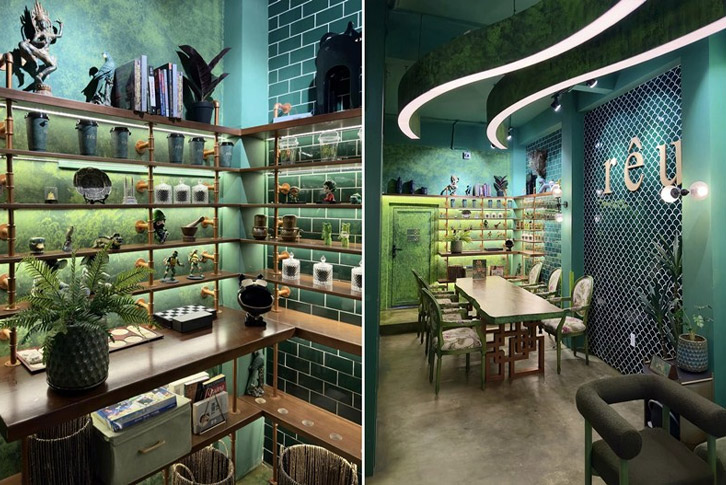 Rêu Coffee - Quán cafe màu xanh lá ở quận 1 TPHCM