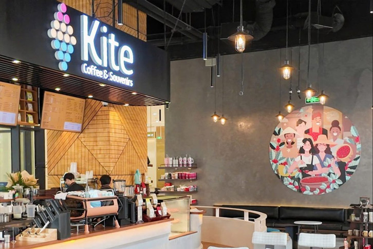 KITE Coffee - Không gian tối giản dành cho người thích học tập yên tĩnh